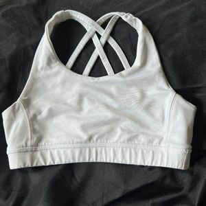 Reebok Kids White Sports Bra
